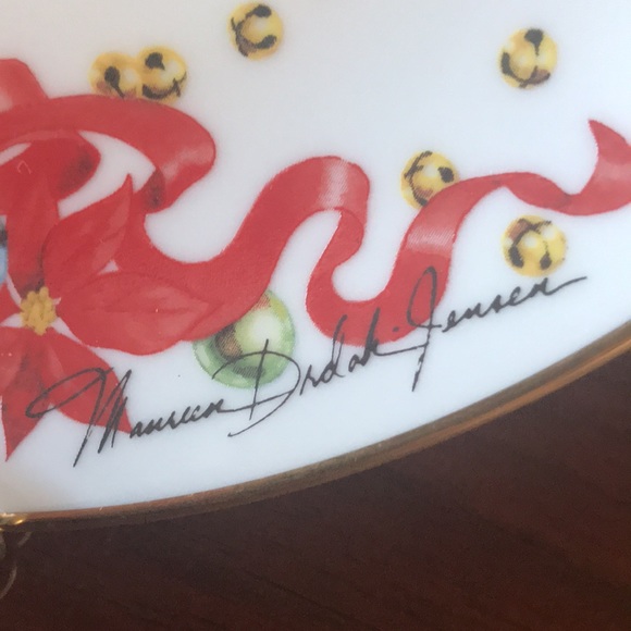 PORCELAIN PLATE “CHRISTMAS STEED” LTD EDITION, ARTIST SIGNED - Picture 4 of 5